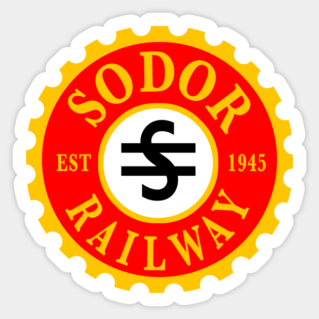 Thomas and Friends: Sodor Railway Logo Sticker by casiel1969